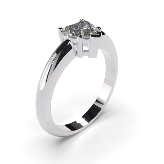 Anillo de compromiso en plata 925 CLEAN HEART